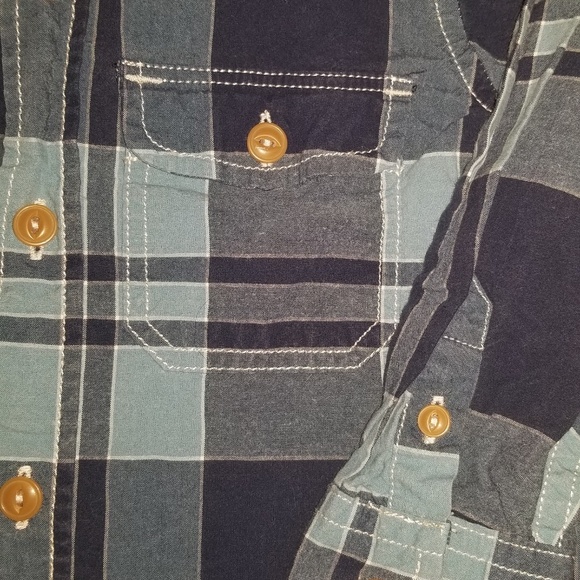 💚3/$10 Adorable GAP long sleeve button down shirt - Picture 2 of 3